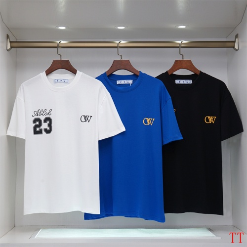 Replica Off-White T-Shirts Short Sleeved For Unisex #1218435 $32.00 USD for Wholesale