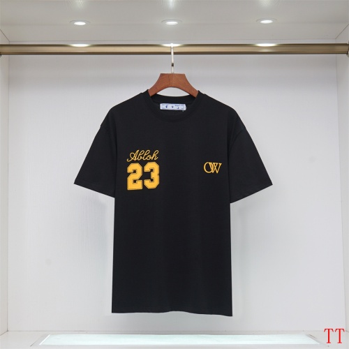 Off-White T-Shirts Short Sleeved For Unisex #1218436 $32.00 USD, Wholesale Replica Off-White T-Shirts
