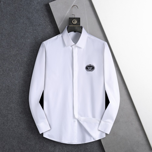 Prada Shirts Long Sleeved For Men #1218513 $40.00 USD, Wholesale Replica Prada Shirts