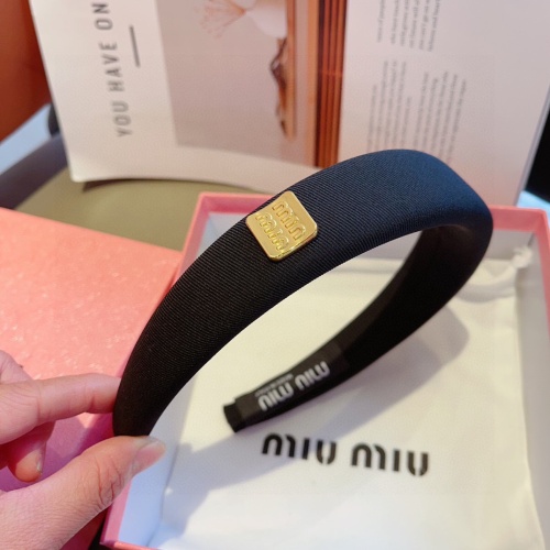 Replica MIU MIU Headband For Women #1218854 $27.00 USD for Wholesale