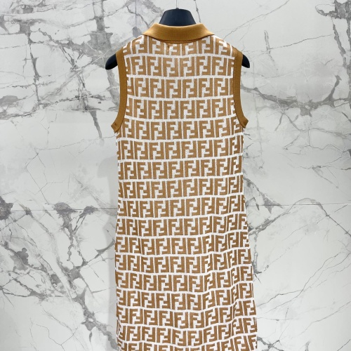 Replica Fendi Dresses Sleeveless For Women #1219092 $108.00 USD for Wholesale