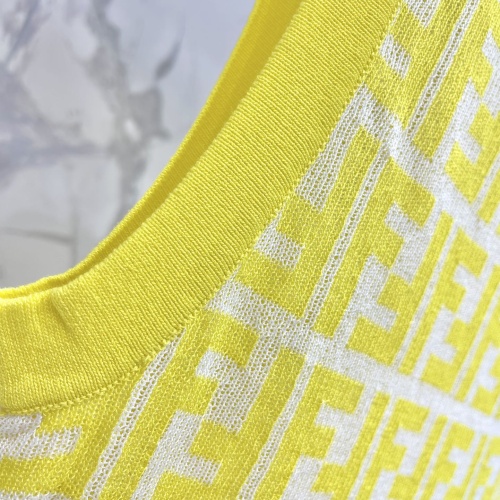 Replica Fendi Dresses Sleeveless For Women #1219093 $108.00 USD for Wholesale