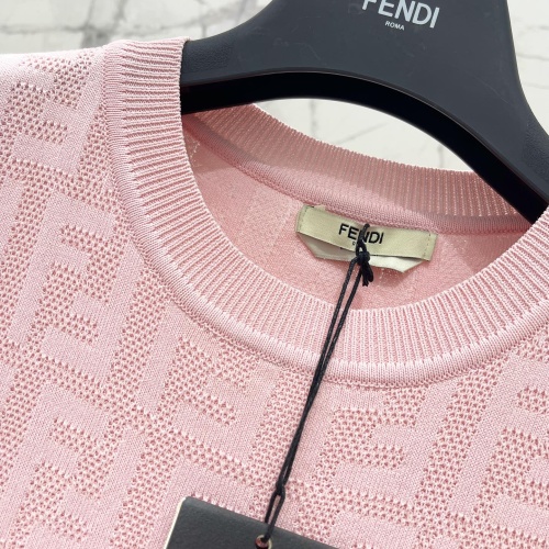 Replica Fendi Dresses Short Sleeved For Women #1219102 $108.00 USD for Wholesale