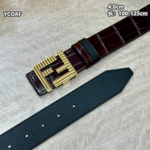 Replica Fendi AAA Quality Belts For Men #1219861 $64.00 USD for Wholesale