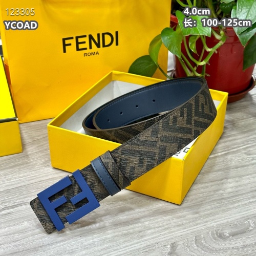 Replica Fendi AAA Quality Belts For Men #1220017 $56.00 USD for Wholesale
