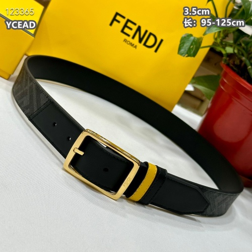 Replica Fendi AAA Quality Belts For Men #1220085 $56.00 USD for Wholesale