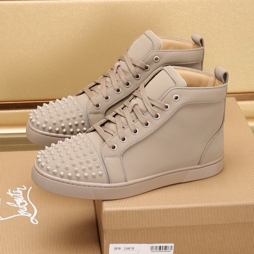 Christian Louboutin High Top Shoes For Men #1220794 $100.00 USD, Wholesale Replica Christian Louboutin High Top Shoes