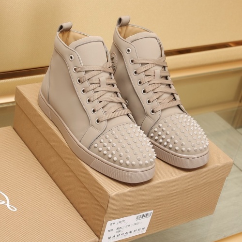 Replica Christian Louboutin High Top Shoes For Men #1220794 $100.00 USD for Wholesale