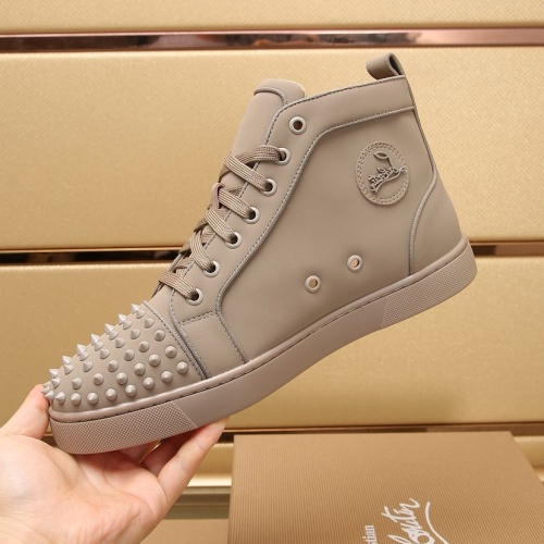Replica Christian Louboutin High Top Shoes For Men #1220794 $100.00 USD for Wholesale