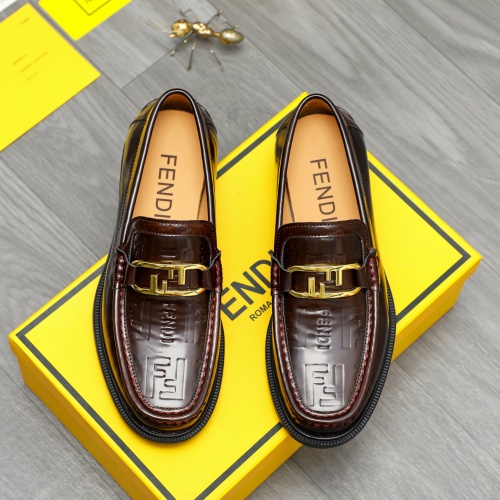 Fendi Leather Shoes For Men #1220973 $82.00 USD, Wholesale Replica Fendi Leather Shoes