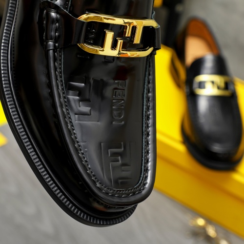 Replica Fendi Leather Shoes For Men #1220974 $82.00 USD for Wholesale