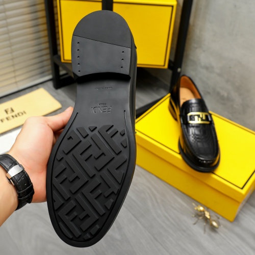 Replica Fendi Leather Shoes For Men #1220976 $82.00 USD for Wholesale