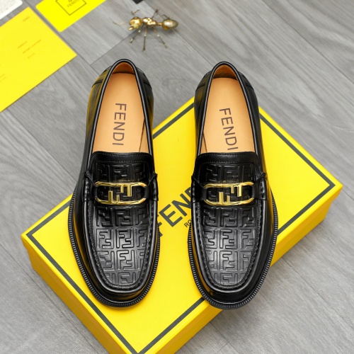 Fendi Leather Shoes For Men #1220977 $82.00 USD, Wholesale Replica Fendi Leather Shoes