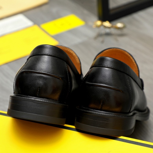 Replica Fendi Leather Shoes For Men #1220977 $82.00 USD for Wholesale