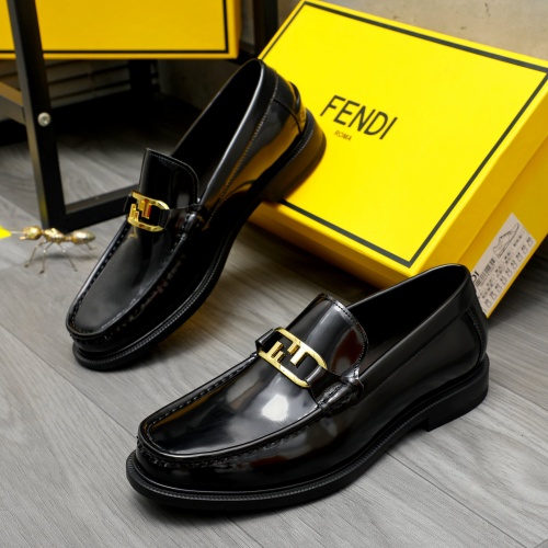 Fendi Leather Shoes For Men #1220978 $82.00 USD, Wholesale Replica Fendi Leather Shoes
