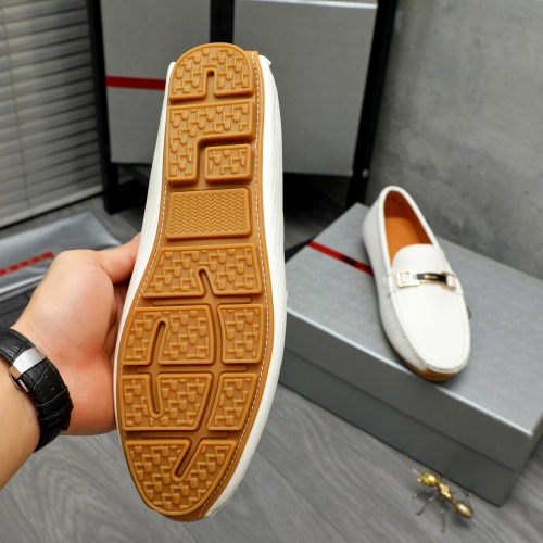 Replica Prada Leather Shoes For Men #1220986 $68.00 USD for Wholesale