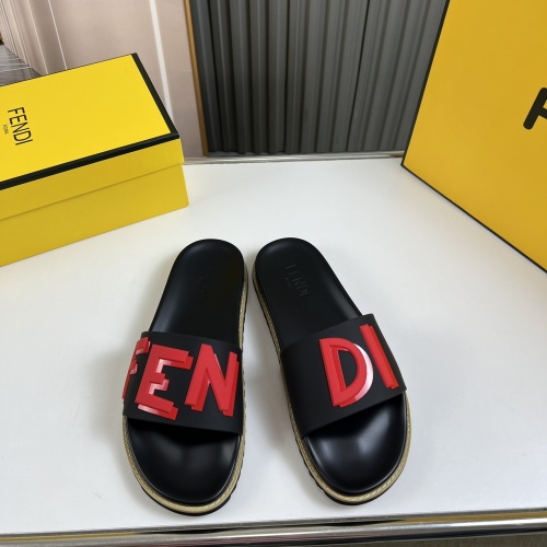 Fendi Slippers For Men #1221359 $45.00 USD, Wholesale Replica Fendi Slippers