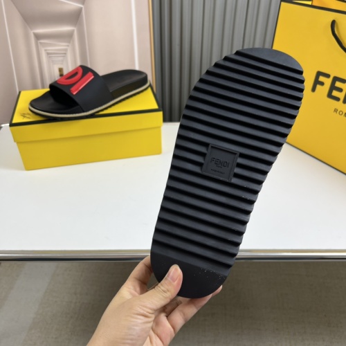 Replica Fendi Slippers For Men #1221359 $45.00 USD for Wholesale