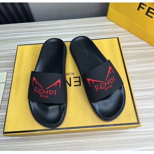 Fendi Slippers For Men #1221399 $52.00 USD, Wholesale Replica Fendi Slippers