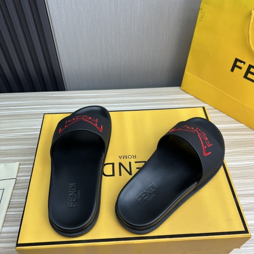 Replica Fendi Slippers For Men #1221399 $52.00 USD for Wholesale