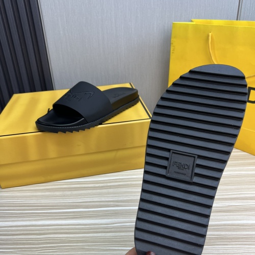 Replica Fendi Slippers For Men #1221401 $52.00 USD for Wholesale