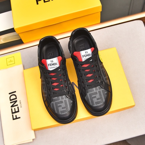 Replica Fendi Casual Shoes For Men #1221411 $76.00 USD for Wholesale