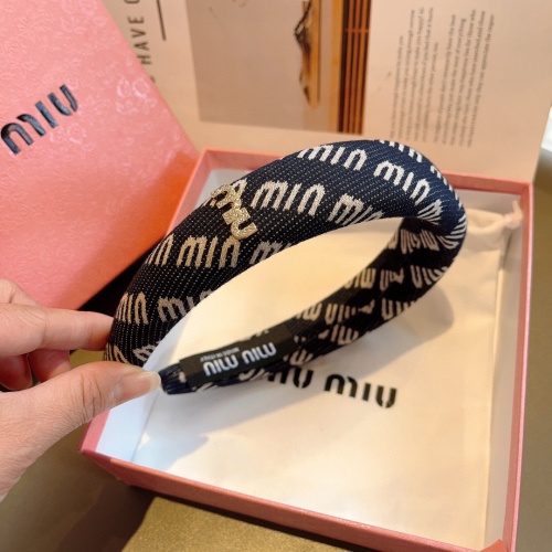 Replica MIU MIU Headband For Women #1221956 $27.00 USD for Wholesale