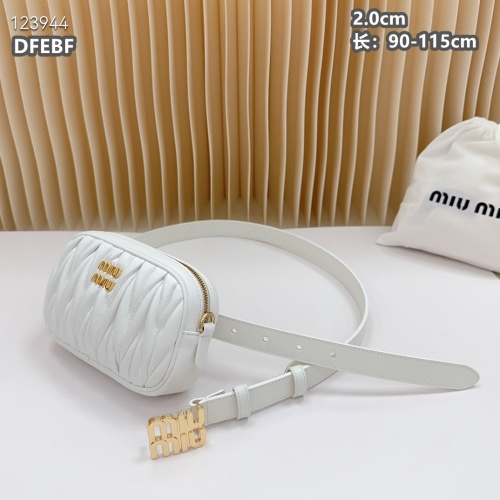 Replica MIU MIU AAA Quality Belts For Women #1222105 $98.00 USD for Wholesale