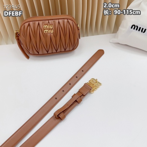 Replica MIU MIU AAA Quality Belts For Women #1222106 $98.00 USD for Wholesale