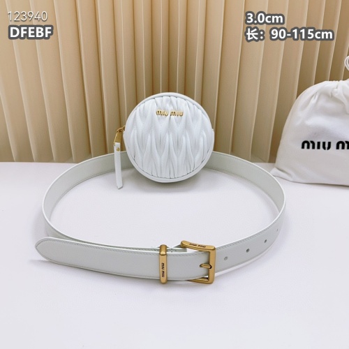 Replica MIU MIU AAA Quality Belts For Women #1222115 $98.00 USD for Wholesale