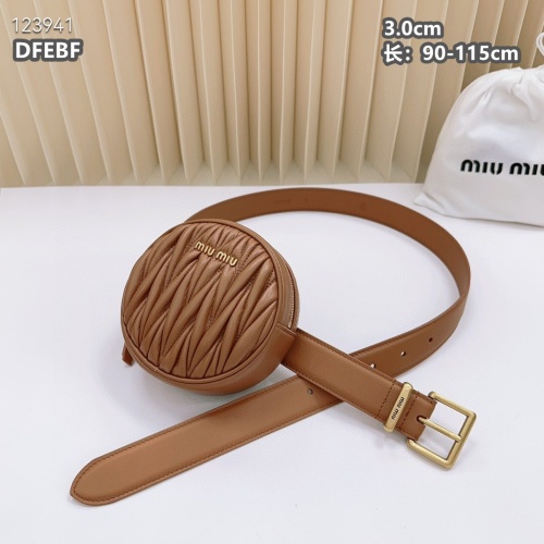 Replica MIU MIU AAA Quality Belts For Women #1222116 $98.00 USD for Wholesale