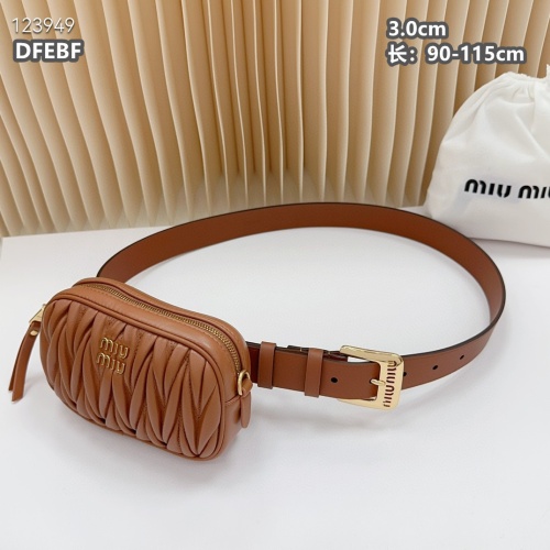 Replica MIU MIU AAA Quality Belts For Women #1222117 $98.00 USD for Wholesale
