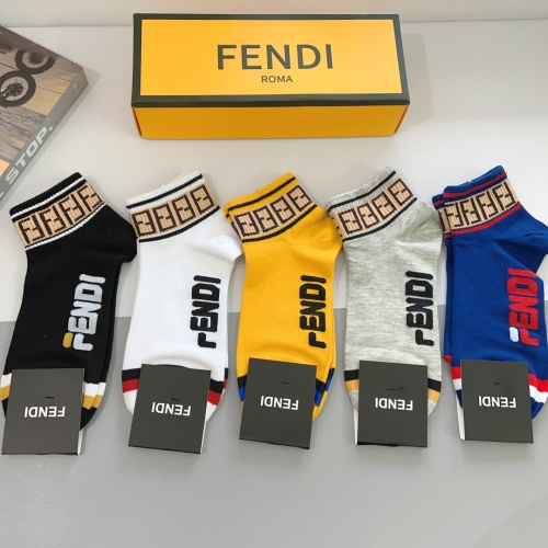 Fendi Socks #1222118 $25.00 USD, Wholesale Replica Fendi Socks