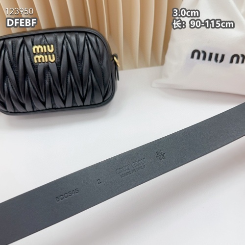 Replica MIU MIU AAA Quality Belts For Women #1222119 $98.00 USD for Wholesale