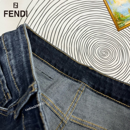 Replica Fendi Jeans For Men #1222470 $48.00 USD for Wholesale