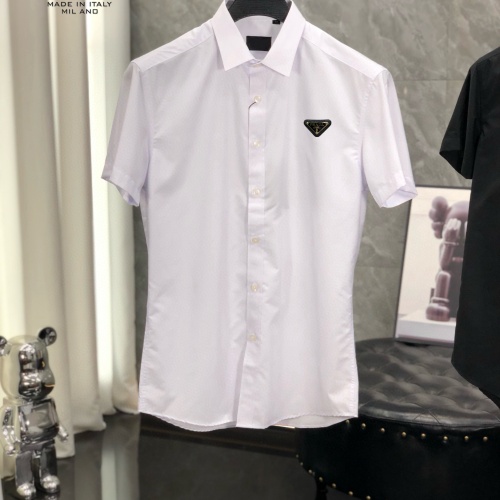 Prada Shirts Short Sleeved For Men #1222505 $38.00 USD, Wholesale Replica Prada Shirts