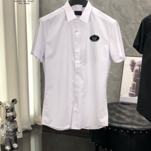 Prada Shirts Short Sleeved For Men #1222507 $38.00 USD, Wholesale Replica Prada Shirts