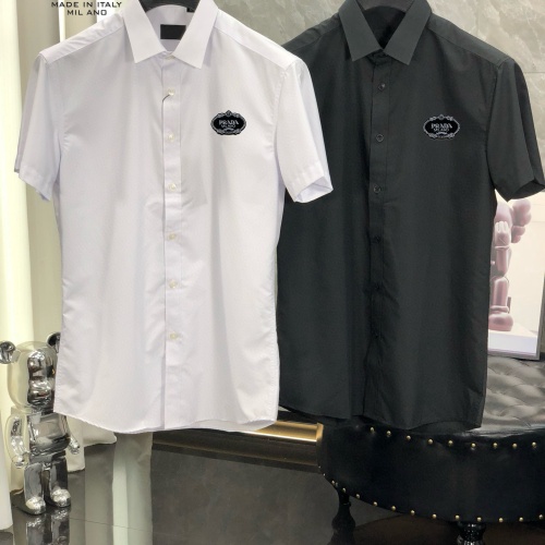Replica Prada Shirts Short Sleeved For Men #1222507 $38.00 USD for Wholesale