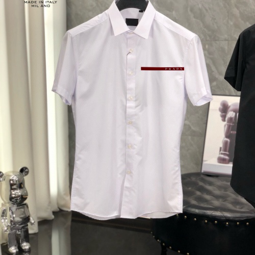 Prada Shirts Short Sleeved For Men #1222538 $38.00 USD, Wholesale Replica Prada Shirts