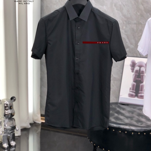 Prada Shirts Short Sleeved For Men #1222539 $38.00 USD, Wholesale Replica Prada Shirts