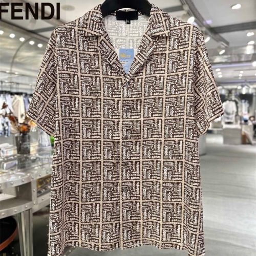 Replica Fendi Tracksuits Short Sleeved For Men #1222554 $72.00 USD for Wholesale