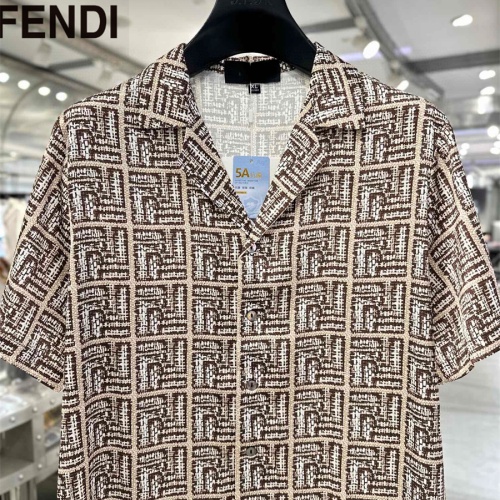 Replica Fendi Tracksuits Short Sleeved For Men #1222554 $72.00 USD for Wholesale