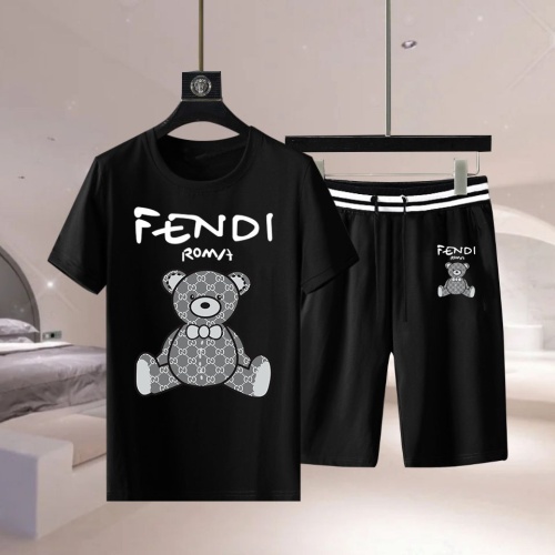 Fendi Tracksuits Short Sleeved For Men #1222604