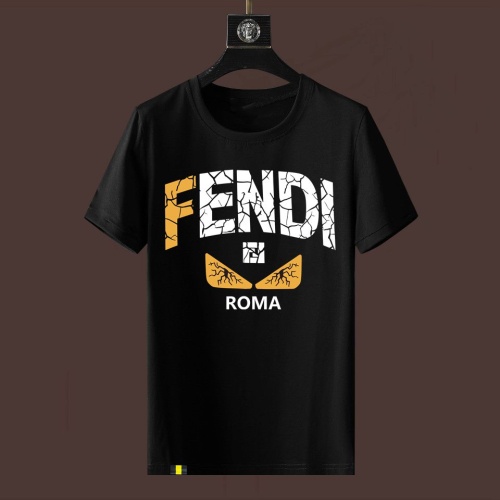 Fendi T-Shirts Short Sleeved For Men #1222718 $40.00 USD, Wholesale Replica Fendi T-Shirts