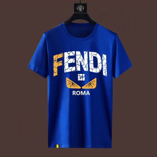 Fendi T-Shirts Short Sleeved For Men #1222719 $40.00 USD, Wholesale Replica Fendi T-Shirts