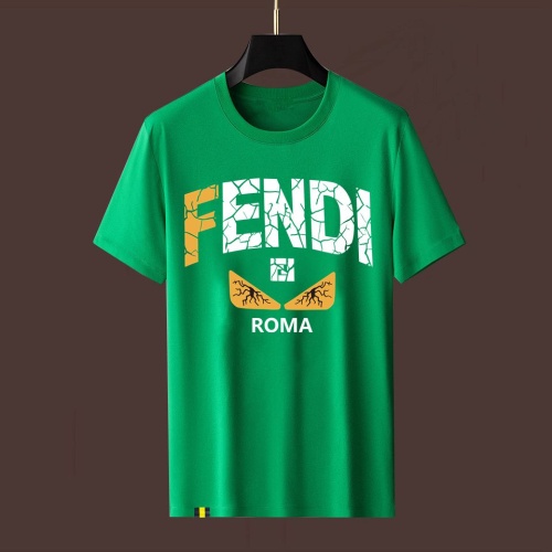 Fendi T-Shirts Short Sleeved For Men #1222720 $40.00 USD, Wholesale Replica Fendi T-Shirts