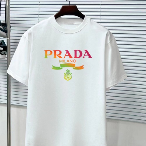 Prada T-Shirts Short Sleeved For Unisex #1222773 $34.00 USD, Wholesale Replica Prada T-Shirts
