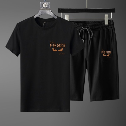 Fendi Tracksuits Short Sleeved For Men #1222881