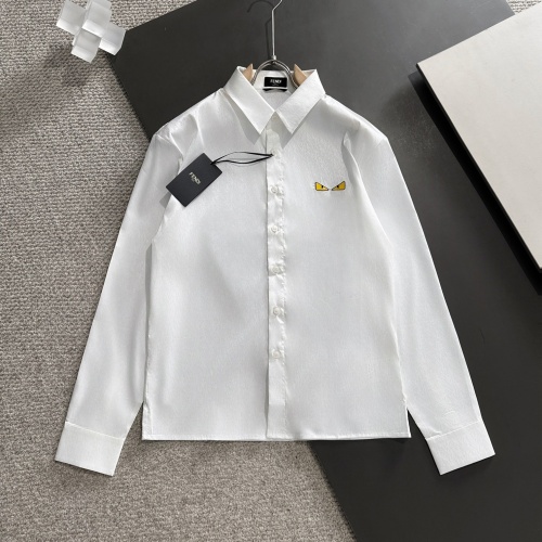 Fendi Shirts Long Sleeved For Unisex #1222898 $85.00 USD, Wholesale Replica Fendi Shirts