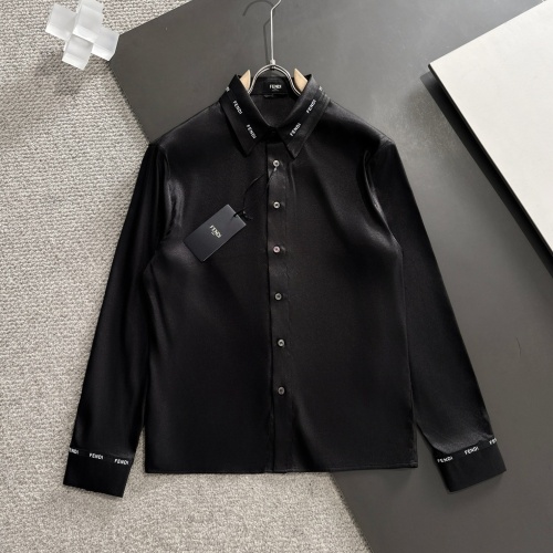 Fendi Shirts Long Sleeved For Unisex #1222991 $85.00 USD, Wholesale Replica Fendi Shirts